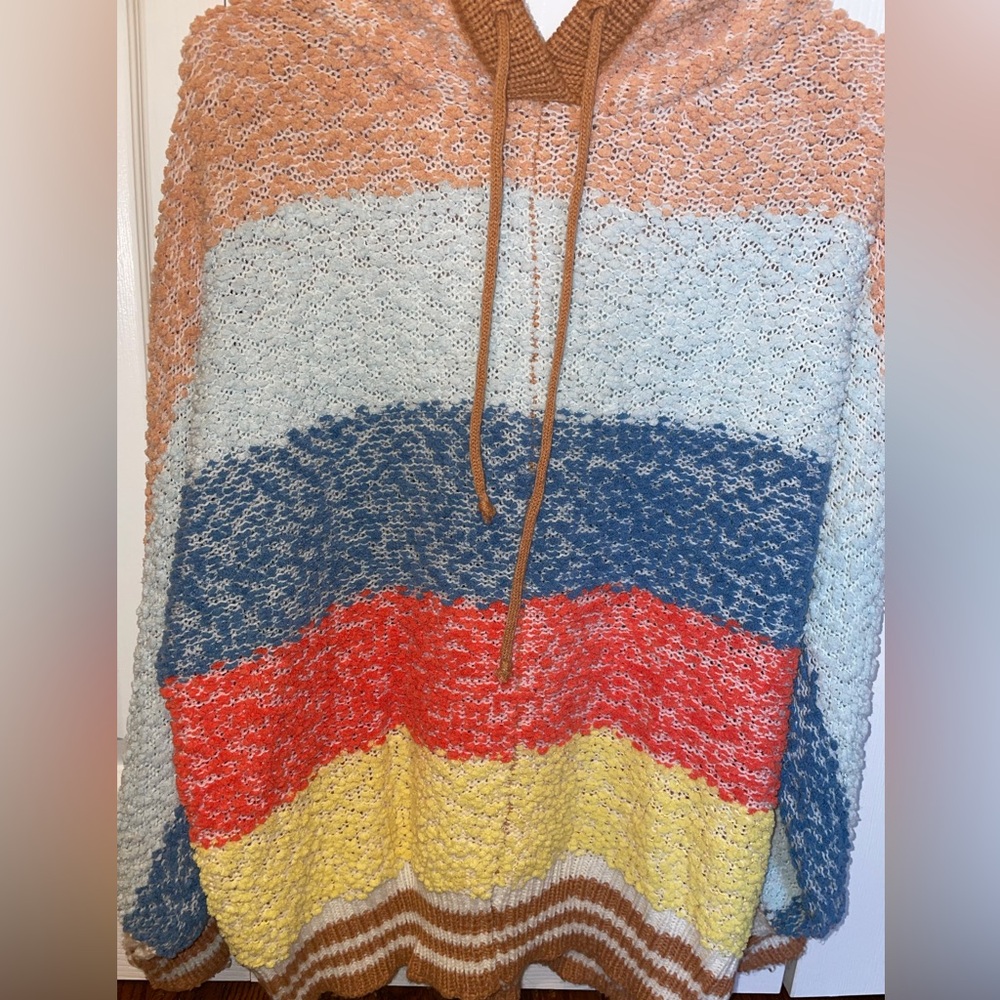 Multicolor Striped Women's Sweater - Picture 2 of 4